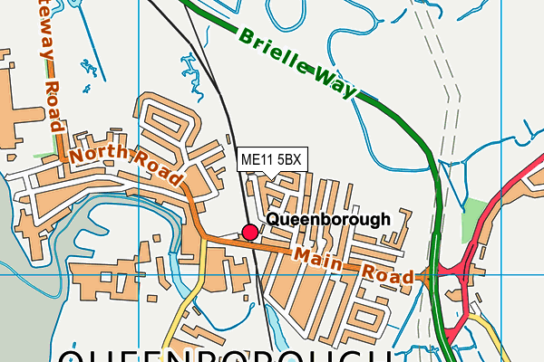 ME11 5BX map - OS VectorMap District (Ordnance Survey) ME11 5BX map - OS VectorMap District (Ordnance Survey)