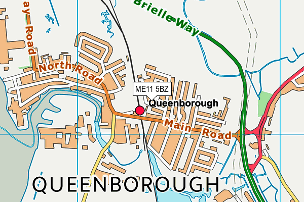 ME11 5BZ map - OS VectorMap District (Ordnance Survey) ME11 5BZ map - OS VectorMap District (Ordnance Survey)