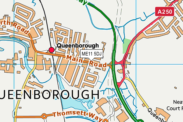 ME11 5DJ map - OS VectorMap District (Ordnance Survey) ME11 5DJ map - OS VectorMap District (Ordnance Survey)