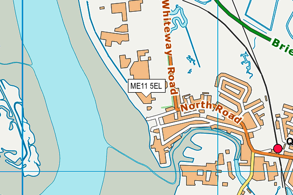 ME11 5EL map - OS VectorMap District (Ordnance Survey)