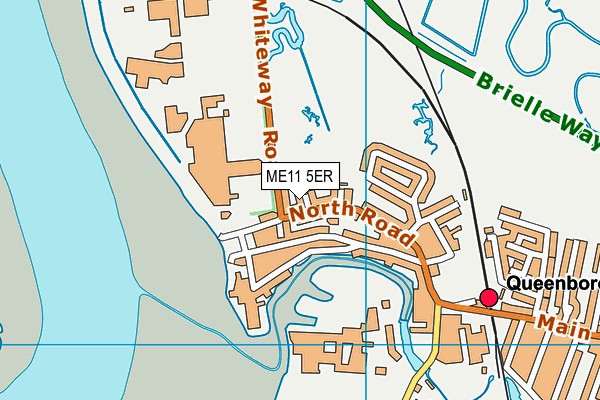 ME11 5ER map - OS VectorMap District (Ordnance Survey) ME11 5ER map - OS VectorMap District (Ordnance Survey)