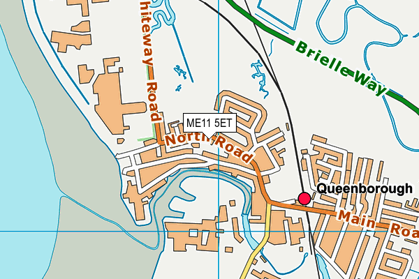 ME11 5ET map - OS VectorMap District (Ordnance Survey) ME11 5ET map - OS VectorMap District (Ordnance Survey)