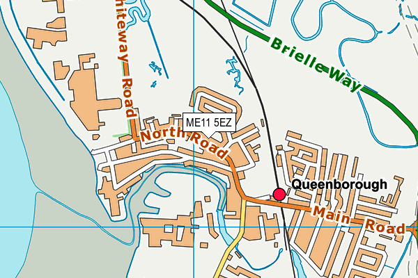 ME11 5EZ map - OS VectorMap District (Ordnance Survey) ME11 5EZ map - OS VectorMap District (Ordnance Survey)