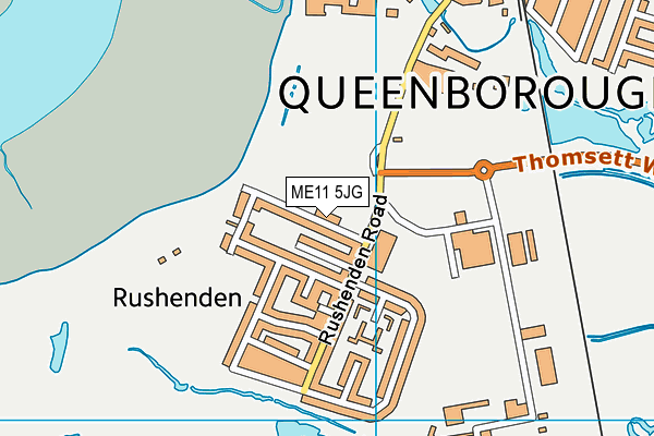 ME11 5JG map - OS VectorMap District (Ordnance Survey) ME11 5JG map - OS VectorMap District (Ordnance Survey)