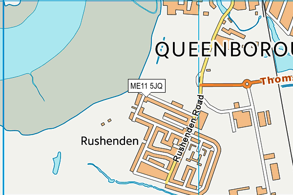 ME11 5JQ map - OS VectorMap District (Ordnance Survey)