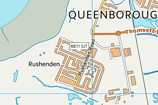 ME11 5JT map - OS VectorMap District (Ordnance Survey) ME11 5JT map - OS VectorMap District (Ordnance Survey)