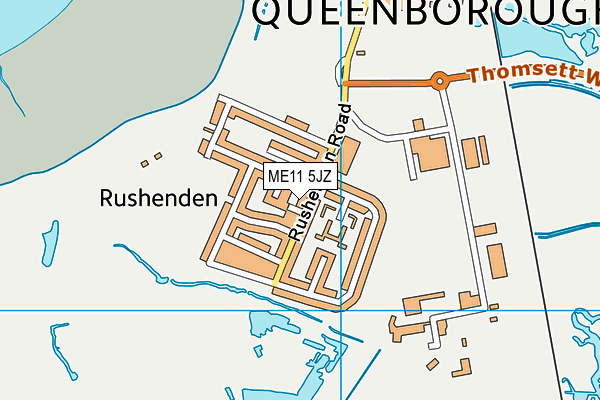 ME11 5JZ map - OS VectorMap District (Ordnance Survey) ME11 5JZ map - OS VectorMap District (Ordnance Survey)