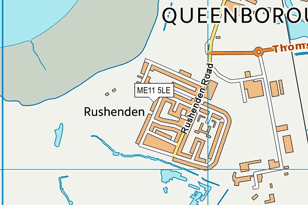 ME11 5LE map - OS VectorMap District (Ordnance Survey) ME11 5LE map - OS VectorMap District (Ordnance Survey)