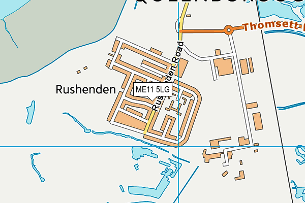 ME11 5LG map - OS VectorMap District (Ordnance Survey) ME11 5LG map - OS VectorMap District (Ordnance Survey)
