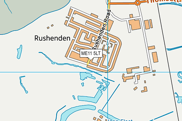 ME11 5LT map - OS VectorMap District (Ordnance Survey) ME11 5LT map - OS VectorMap District (Ordnance Survey)