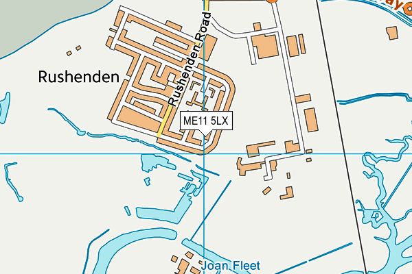 ME11 5LX map - OS VectorMap District (Ordnance Survey) ME11 5LX map - OS VectorMap District (Ordnance Survey)
