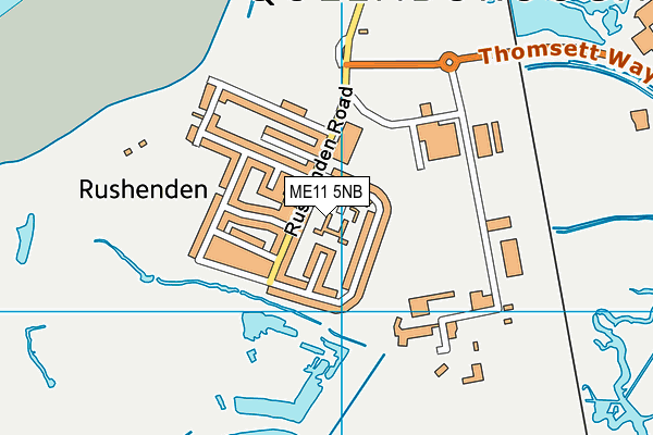 ME11 5NB map - OS VectorMap District (Ordnance Survey) ME11 5NB map - OS VectorMap District (Ordnance Survey)