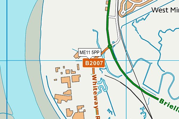 ME11 5PP map - OS VectorMap District (Ordnance Survey) ME11 5PP map - OS VectorMap District (Ordnance Survey)