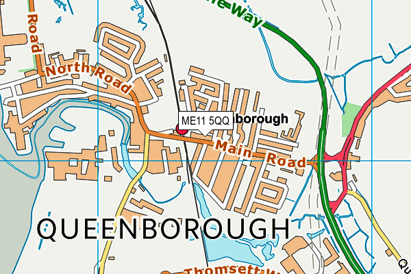ME11 5QQ map - OS VectorMap District (Ordnance Survey) ME11 5QQ map - OS VectorMap District (Ordnance Survey)