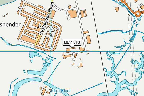 ME11 5TS map - OS VectorMap District (Ordnance Survey) ME11 5TS map - OS VectorMap District (Ordnance Survey)