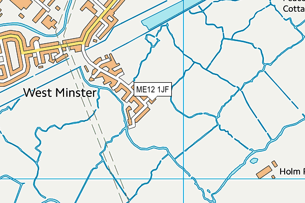 ME12 1JF map - OS VectorMap District (Ordnance Survey) ME12 1JF map - OS VectorMap District (Ordnance Survey)