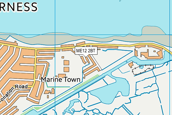ME12 2BT map - OS VectorMap District (Ordnance Survey) ME12 2BT map - OS VectorMap District (Ordnance Survey)