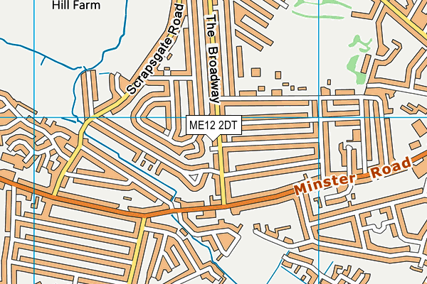 ME12 2DT map - OS VectorMap District (Ordnance Survey) ME12 2DT map - OS VectorMap District (Ordnance Survey)