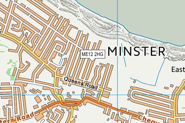 ME12 2HG map - OS VectorMap District (Ordnance Survey) ME12 2HG map - OS VectorMap District (Ordnance Survey)