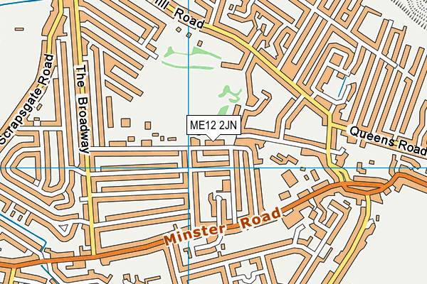 ME12 2JN map - OS VectorMap District (Ordnance Survey) ME12 2JN map - OS VectorMap District (Ordnance Survey)