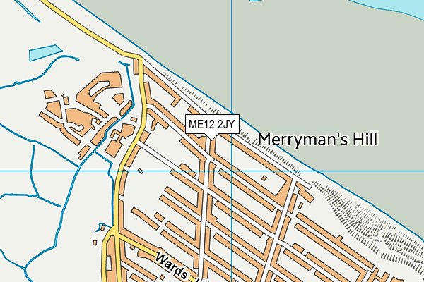 ME12 2JY map - OS VectorMap District (Ordnance Survey) ME12 2JY map - OS VectorMap District (Ordnance Survey)