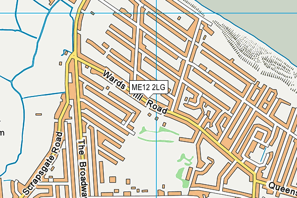 ME12 2LG map - OS VectorMap District (Ordnance Survey) ME12 2LG map - OS VectorMap District (Ordnance Survey)