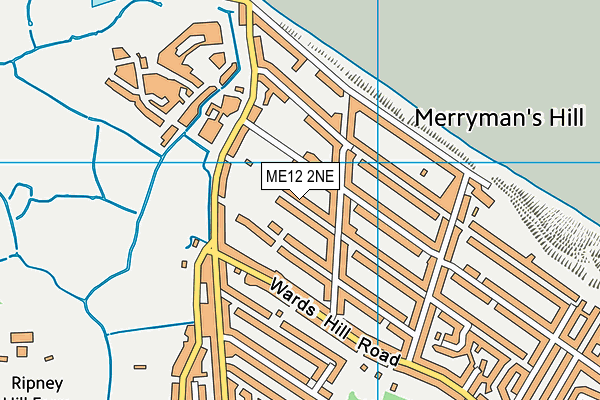 ME12 2NE map - OS VectorMap District (Ordnance Survey) ME12 2NE map - OS VectorMap District (Ordnance Survey)
