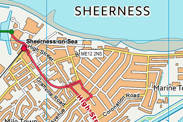 ME12 2NS map - OS VectorMap District (Ordnance Survey) ME12 2NS map - OS VectorMap District (Ordnance Survey)