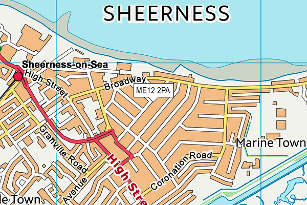 ME12 2PA map - OS VectorMap District (Ordnance Survey) ME12 2PA map - OS VectorMap District (Ordnance Survey)