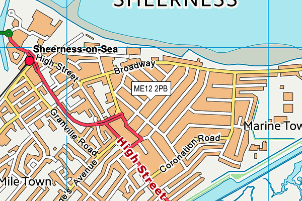 ME12 2PB map - OS VectorMap District (Ordnance Survey) ME12 2PB map - OS VectorMap District (Ordnance Survey)