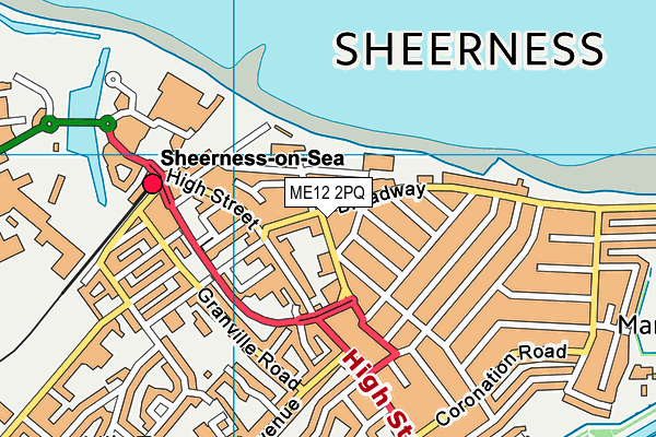 ME12 2PQ map - OS VectorMap District (Ordnance Survey) ME12 2PQ map - OS VectorMap District (Ordnance Survey)