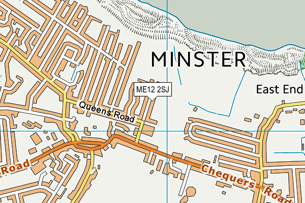ME12 2SJ map - OS VectorMap District (Ordnance Survey)