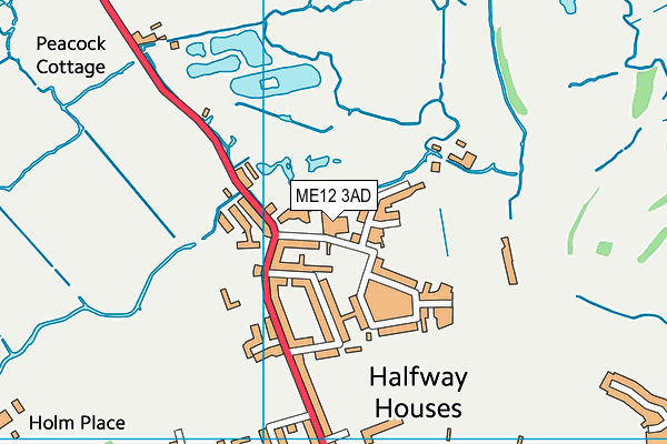 ME12 3AD map - OS VectorMap District (Ordnance Survey) ME12 3AD map - OS VectorMap District (Ordnance Survey)