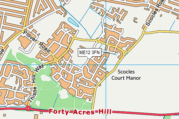 ME12 3FN map - OS VectorMap District (Ordnance Survey) ME12 3FN map - OS VectorMap District (Ordnance Survey)