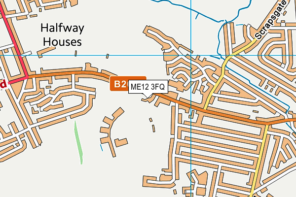 ME12 3FQ map - OS VectorMap District (Ordnance Survey) ME12 3FQ map - OS VectorMap District (Ordnance Survey)