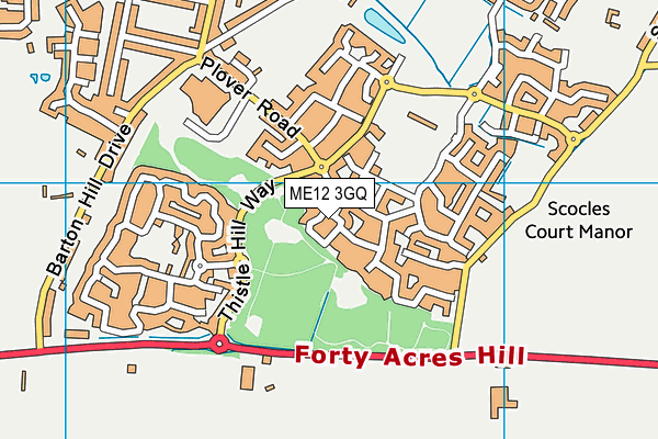 ME12 3GQ map - OS VectorMap District (Ordnance Survey)