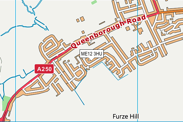 ME12 3HU map - OS VectorMap District (Ordnance Survey)