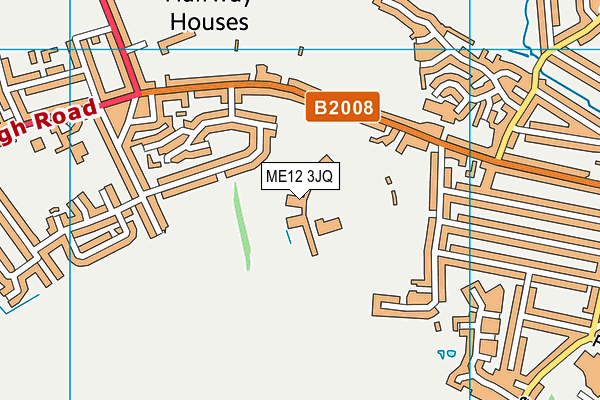 ME12 3JQ map - OS VectorMap District (Ordnance Survey) ME12 3JQ map - OS VectorMap District (Ordnance Survey)