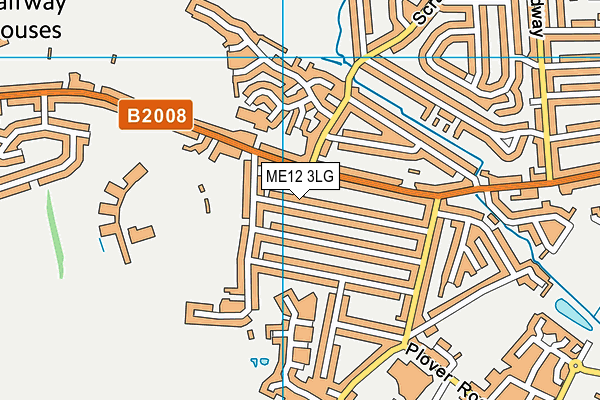 ME12 3LG map - OS VectorMap District (Ordnance Survey) ME12 3LG map - OS VectorMap District (Ordnance Survey)