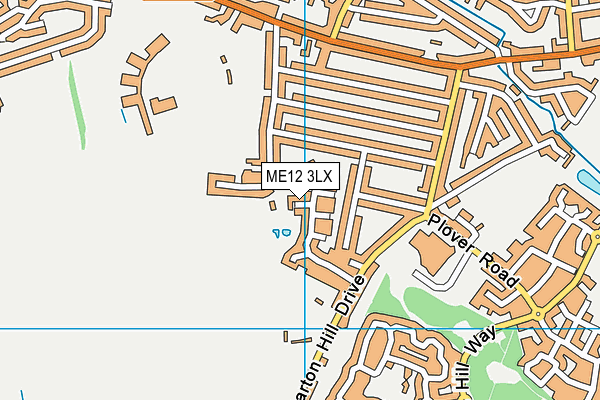ME12 3LX map - OS VectorMap District (Ordnance Survey) ME12 3LX map - OS VectorMap District (Ordnance Survey)