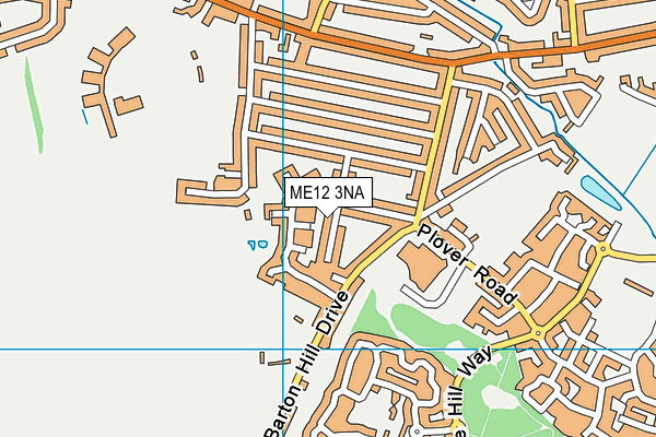 ME12 3NA map - OS VectorMap District (Ordnance Survey) ME12 3NA map - OS VectorMap District (Ordnance Survey)