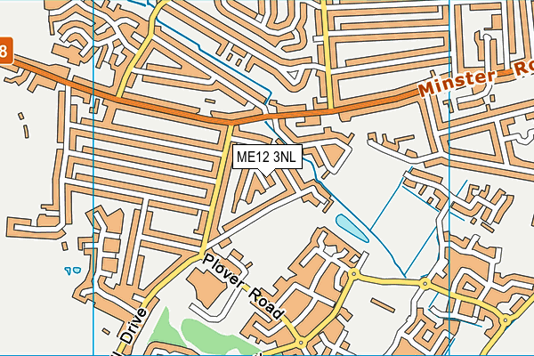ME12 3NL map - OS VectorMap District (Ordnance Survey) ME12 3NL map - OS VectorMap District (Ordnance Survey)