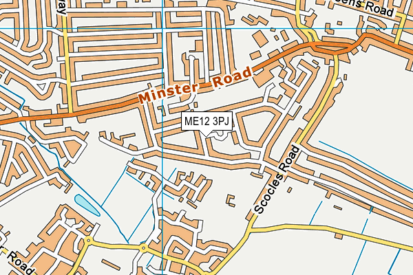 ME12 3PJ map - OS VectorMap District (Ordnance Survey)