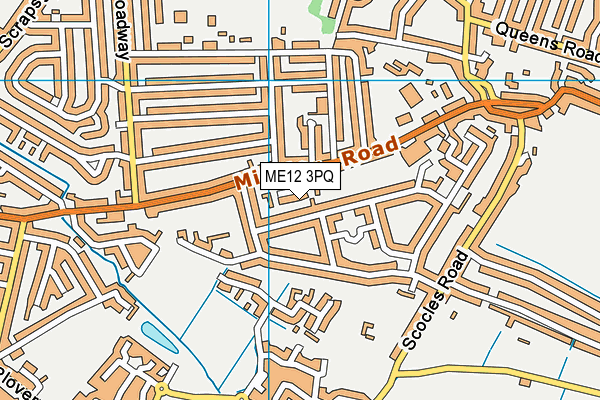 ME12 3PQ map - OS VectorMap District (Ordnance Survey) ME12 3PQ map - OS VectorMap District (Ordnance Survey)