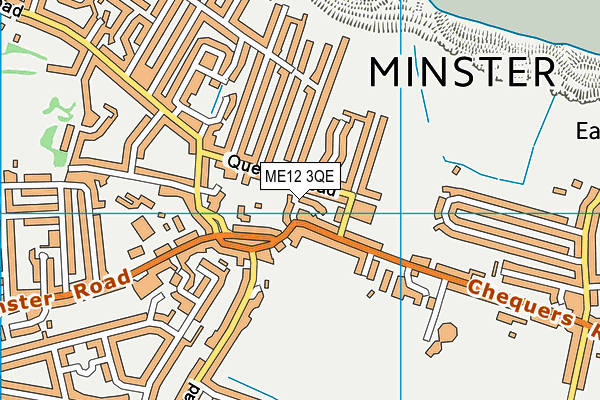 ME12 3QE map - OS VectorMap District (Ordnance Survey) ME12 3QE map - OS VectorMap District (Ordnance Survey)