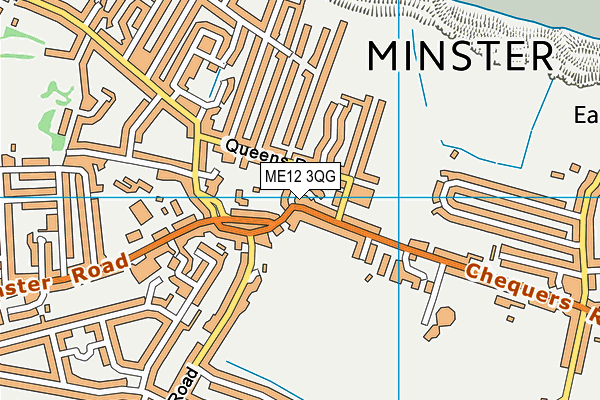 ME12 3QG map - OS VectorMap District (Ordnance Survey) ME12 3QG map - OS VectorMap District (Ordnance Survey)