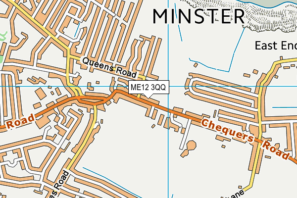 ME12 3QQ map - OS VectorMap District (Ordnance Survey) ME12 3QQ map - OS VectorMap District (Ordnance Survey)