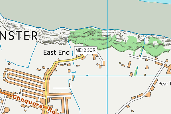 ME12 3QR map - OS VectorMap District (Ordnance Survey) ME12 3QR map - OS VectorMap District (Ordnance Survey)