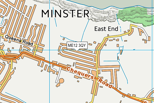 ME12 3QY map - OS VectorMap District (Ordnance Survey)