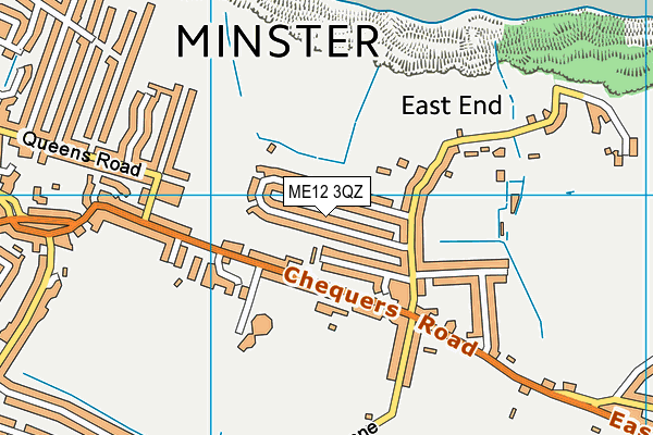 ME12 3QZ map - OS VectorMap District (Ordnance Survey) ME12 3QZ map - OS VectorMap District (Ordnance Survey)